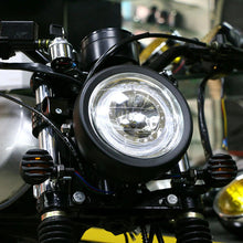 Load image into Gallery viewer, HIGH POWER 7'' MOTORCYCLE LED HEADLIGHT +MESH COVER+BRACKET FOR RETRO MOTORCYCLE