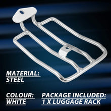 Load image into Gallery viewer, Chrome Solo Seat Rear Luggage Rack For Harley Sportster XL 883 1200 2004-15