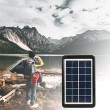 Load image into Gallery viewer, YH1011 2 in 1 Portable mini solar power lighting system kits with music speaker