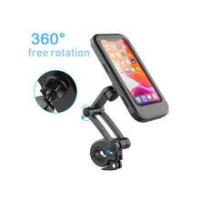Load image into Gallery viewer, Waterproof Motorcycle Bike Bicycle Handlebar Mount Holder Case