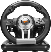Load image into Gallery viewer, Black PXN V3Pro Game Steering Wheel For PC/PS4/Xbox One/XboxSeries S/X/Nintendo Switch