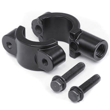 Load image into Gallery viewer, Motorcycle 7/8" Handle Bar Mirror Mount Holder Clamp Adaptor Black 8mm