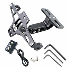 Load image into Gallery viewer, Motorcycle Fender Led License Number Plate Bracket Holder Tidy Tail