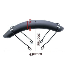 Load image into Gallery viewer, 15-17" Universal Front Fender Mud Flaps Mudguard For Cafe racer Retro Motorcycle