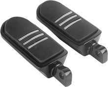 Load image into Gallery viewer, Motorcycle Streamliner Style Footpeg Foot Pegs Black For Harley Davidson