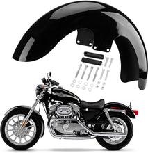 Load image into Gallery viewer, 19" Gloss Black Front Fender For Harley Touring Electra Street Tri Glide CVO