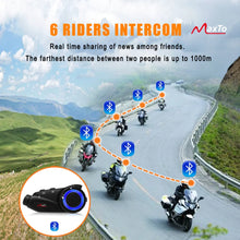 Load image into Gallery viewer, Maxto M3S Motorcycle Helmet Headset Intercom With Camera 2K Video Recorder