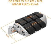 Load image into Gallery viewer, Mount Footpeg Footrest for Harley Yamaha Softail Dyna FXST Iron 883 Touring