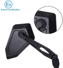Load image into Gallery viewer, Motorcycle Rear View Mirrors 10mm Arrow Black Handlebar Side Mirror ATV Quad