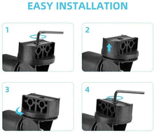 Load image into Gallery viewer, 1 Pair Universal Type UTV Side View Mirrors Polaris RZR XP1000 XP1K Turbo Black