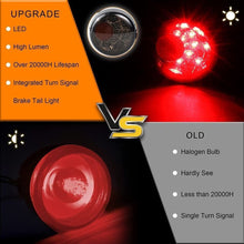 Load image into Gallery viewer, Motorcycle Metal LED Rear Turn Signal Indicator Light for Sportster XL883 XL1200