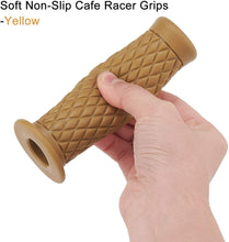 Load image into Gallery viewer, 7/8" 22mm Bars Motorcycle Gel Handle Bar Hand Grips Motocross Yellow
