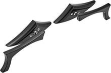 Load image into Gallery viewer, Motorcycle black Spear Blade Mirrors Fit Harley Davidson Sportster Dyna Softail