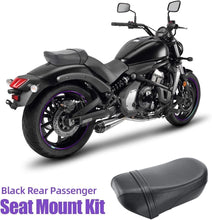 Load image into Gallery viewer, Rear Passenger Pillion Seat Pad For Kawasaki Vulcan S650 VN650 2015-2021 Black