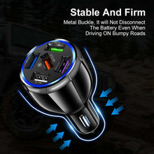 Load image into Gallery viewer, Car Universal Fast charging QC3.0 5-Pots Charger Mini Fast Charging For Ipad