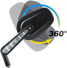 Load image into Gallery viewer, Rear View Mirrors LED Front Turn Signals Light For 2009-2017 Harley VROD VRSCF