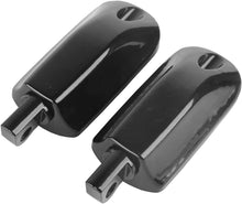 Load image into Gallery viewer, Motorcycle Streamliner Style Footpeg Foot Pegs Black For Harley Davidson