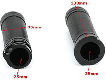 Load image into Gallery viewer, 1" CNC Black Hand Grips Handlebar For Harley Davidson Touring Sportster Dyna FXS