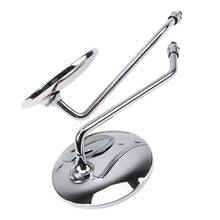 Load image into Gallery viewer, 8mm Chrome Motorcycle Round Rear View Side Mirrors Kawasaki Honda Suzuki Scooter