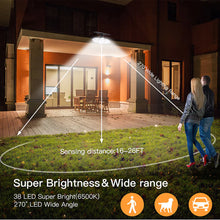Load image into Gallery viewer, YH0530-PIR 38 LEDS Solar Emergency Security Garden Wall Motion Sensor Light