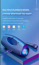 Load image into Gallery viewer, Bluetooth Wireless Portable Rechargeable Speaker with Microphone Karaoke system