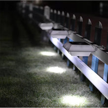 Load image into Gallery viewer, YH0416B Solar Fence Light 12 LED Outdoor Waterproof Wall Lamps