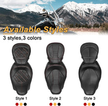 Load image into Gallery viewer, Orange Stitching Driver Passenger Seat Fit For Harley CVO Touring Electra Street Glide 09-22 20
