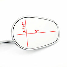 Load image into Gallery viewer, 2X Chrome Motorcycle Rear View Mirrors For Harley Davidson Softail Custom FXSTC