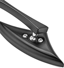 Load image into Gallery viewer, Motorcycle black Spear Blade Mirrors Fit Harley Davidson Sportster Dyna Softail
