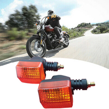 Load image into Gallery viewer, 4PCS MOTORCYCLE INDICATORS FOR HONDA YAMAHA SUZUKI KAWASAKI BLINKERS YELLOW LENS