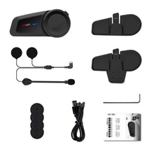 Load image into Gallery viewer, MAXTO M2 1000M Motorcycle Interphone Helmet for 6 Riders Talking FM Radio
