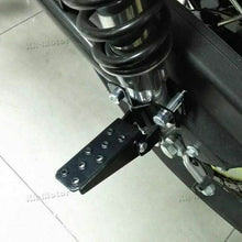 Load image into Gallery viewer, Black Bicycle Steel Foldable Folding Fork Foot Step Pegs For MTB BMX Road Bike