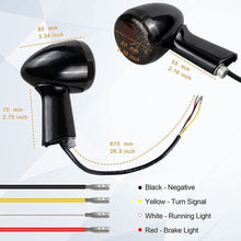 Load image into Gallery viewer, Motorcycle Metal LED Rear Turn Signal Indicator Light for Sportster XL883 XL1200