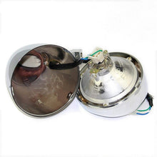 Load image into Gallery viewer, 6" Chrome billet alloy bullet headlight For Harley Sportster Chopper Bobber