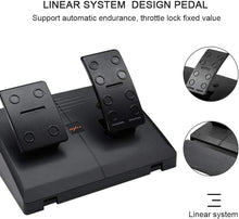 Load image into Gallery viewer, Black PXN V3Pro Game Steering Wheel For PC/PS4/Xbox One/XboxSeries S/X/Nintendo Switch