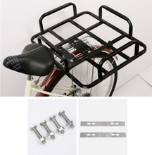 Load image into Gallery viewer, Delivery Bag Rack For Food Riders Ebike Motorcycle Metal Delivery Rack Bicycle