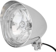Load image into Gallery viewer, 6" Chrome billet alloy bullet headlight For Harley Sportster Chopper Bobber
