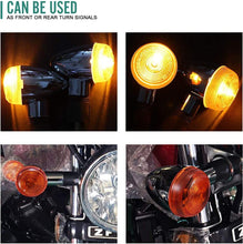 Load image into Gallery viewer, 2Pcs Yellow LED Turn Signal Light Motorcycle Indicator Lamp Bulb for GN125