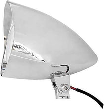 Load image into Gallery viewer, 6" Chrome billet alloy bullet headlight For Harley Sportster Chopper Bobber