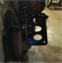 Load image into Gallery viewer, Motorcycle Metal Side Mount License Number Plate Holder Tail Light Bracket Frame