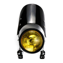 Load image into Gallery viewer, 5"-7" Smoke Round Headlight Motorcycle Windshield Windscreen Universal For Honda