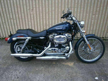 Load image into Gallery viewer, Black Driver Rear Passenger Seat Two up For Harley Sportster XL883 XL1200 04-16