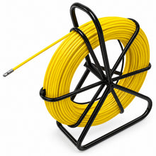 Load image into Gallery viewer, 130m x 6mm Cable Pulling Rod Duct Rodder with Reel &amp; Stand – detail 2