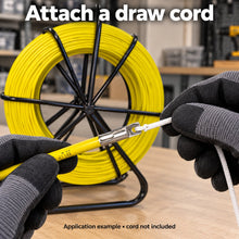Load image into Gallery viewer, 130m x 6mm Cable Pulling Rod Duct Rodder with Reel &amp; Stand – detail 8