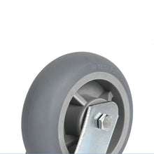 Load image into Gallery viewer, 4 pcs 5-inch 125mm Heavy Duty Industrial Castor Wheel TPR Mute Wheel