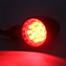 Load image into Gallery viewer, Motorcycle Motorbike Black Turn Signal Blinker Light Red Bullet Indicator 10mm
