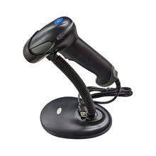 Load image into Gallery viewer, NETUM F5 1D Laser Wired Handheld Barcode Scanner with stand
