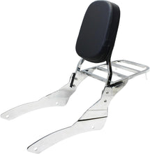 Load image into Gallery viewer, Steel Backrest Sissy Bar Luggage Rack for Yamaha V-Star Vstar 650 400 Classic
