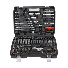 Load image into Gallery viewer, 216 Piece Socket Set Household Car 1/2&quot; &amp; 1/4&quot;&amp; 3/8&quot; Tool Kit
