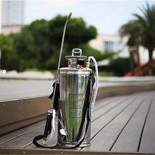 Load image into Gallery viewer, 10L Garden Irrigation Pneumatic Sprayer Shoulder Stainless Steel
